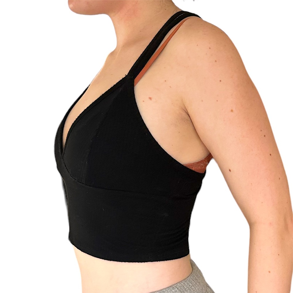 Tilly’s Bozzolo Ribbed Black Tank Top